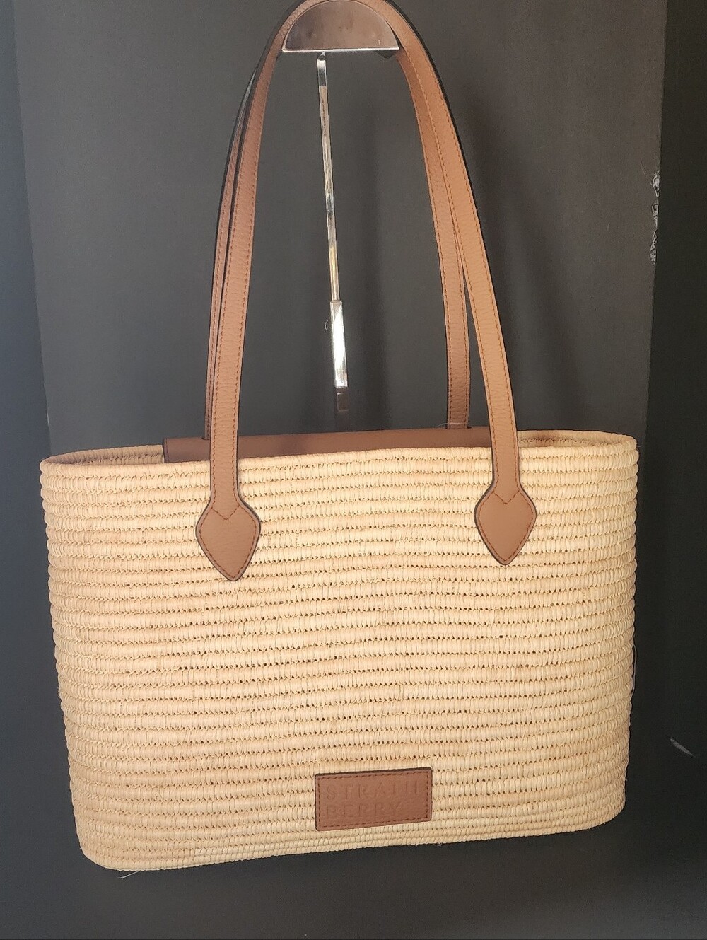 NWT Strathberry Medium Basket Shoulder Bag - Picture 3 of 10